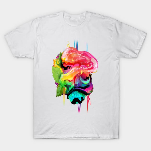 skull and grapes T-Shirt by bboypion